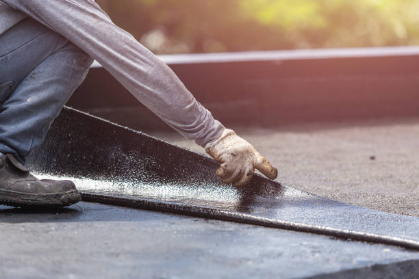 Professional Waterproofing technician working in Bridgeport, NJ